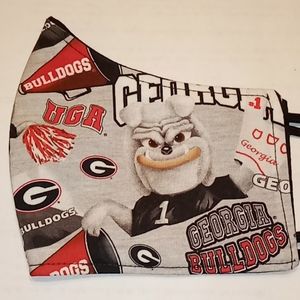Georgia Bulldogs Reversible Face Mask